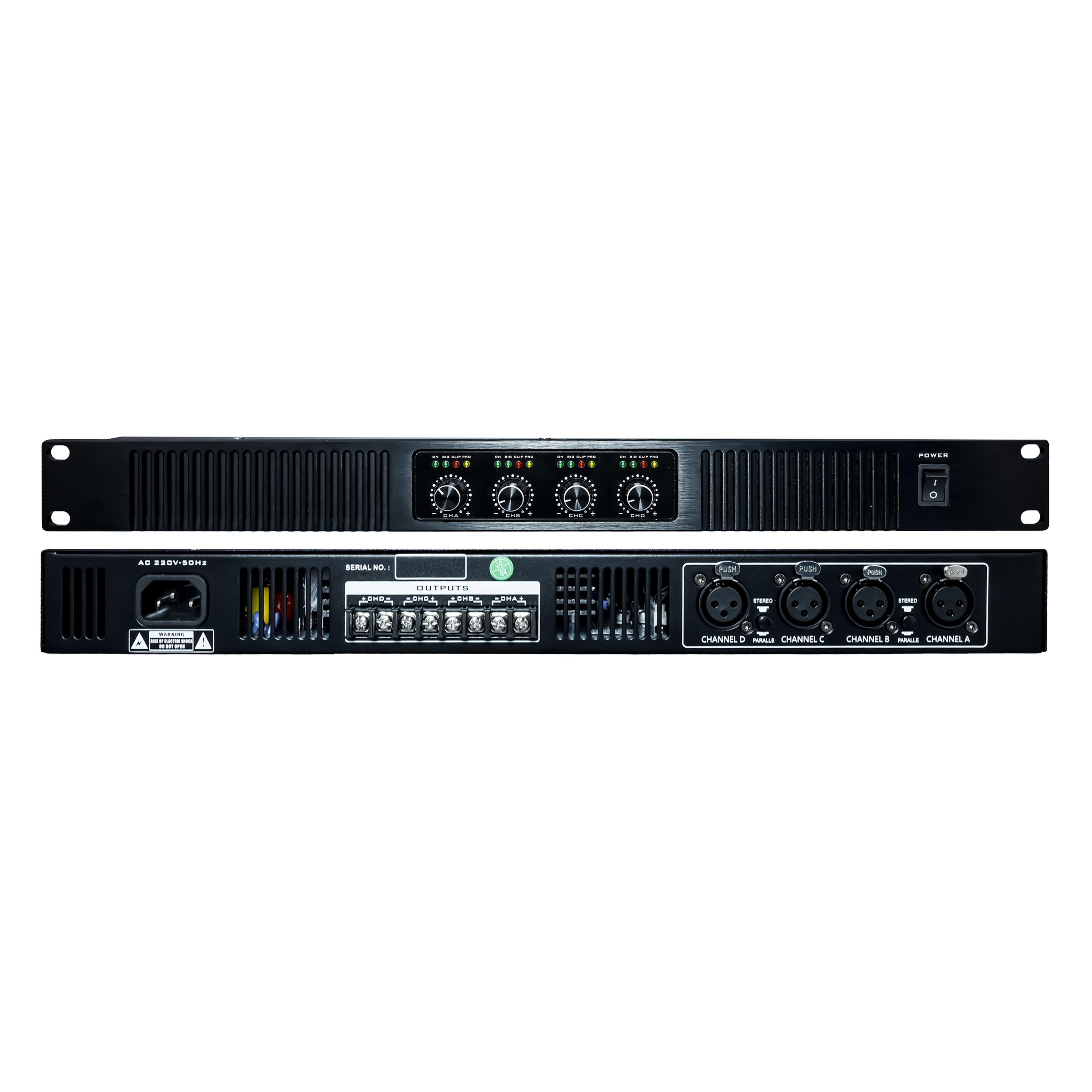 D類專業功放 OBT-DM400